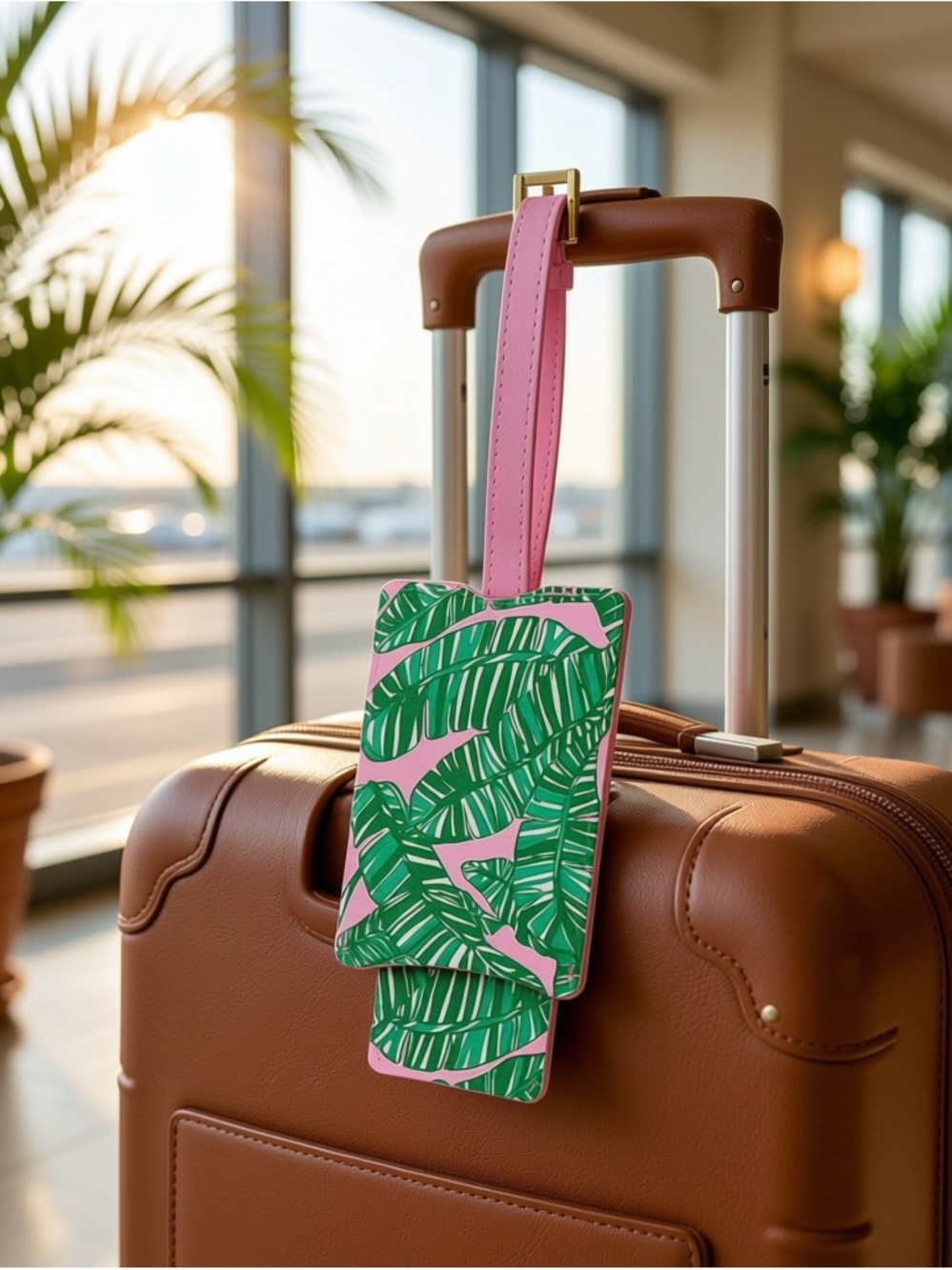 🆕💕🌴LILLY PULITZER🌴LETS GO BANANAS LUGGAGE TAG - Picture 2 of 3